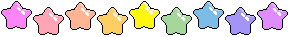 rainbow stars